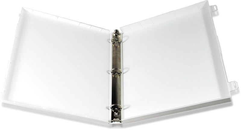 Unikeep 3 Ring Binder - Clear - Case View Binder - 1.5 Inch Spine - Metal Rings - with Clear Outer Overlay - 3 Pack of Binders - Image 2
